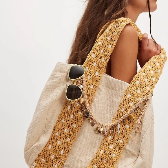 Free People Mia Macrame Strap Tote - Picture 5 of 9